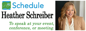 Schedule Heather Schreiber to speak at your retirement event, conference, or meeting.