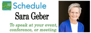 Schedule Sara Zeff Geber Solo Aging Retirement Speaker